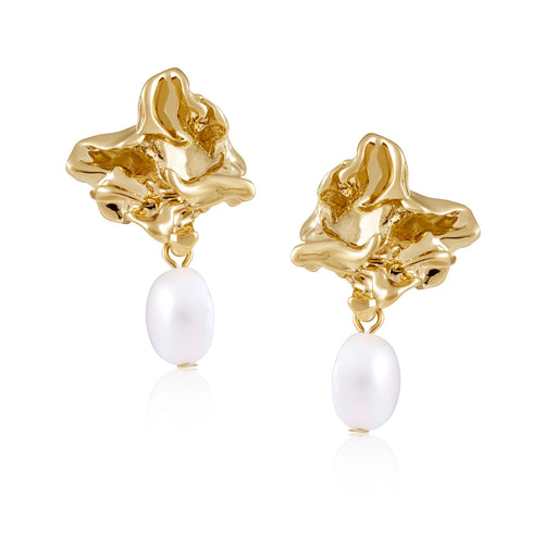 Sahira Greta Pearl Earrings